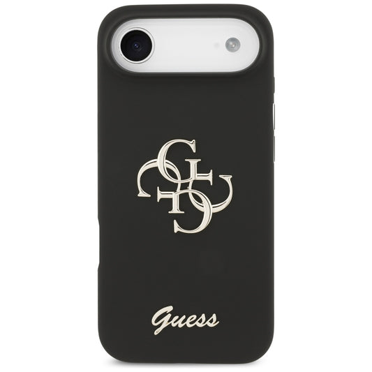 Suojakotelo Apple iPhone 17 Air, Guess, Big 4G Script, Musta