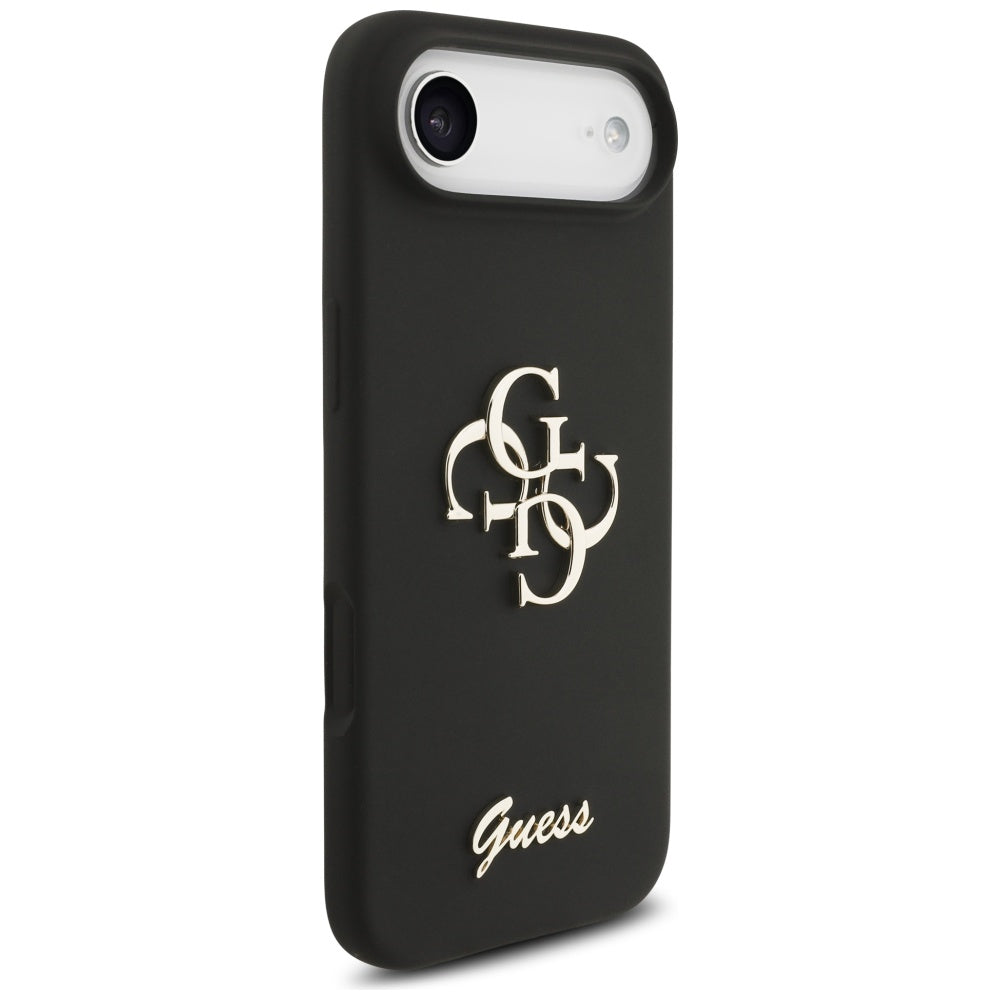 Suojakotelo Apple iPhone 17 Air, Guess, Big 4G Script, Musta