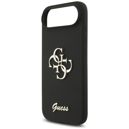 Suojakotelo Apple iPhone 17 Air, Guess, Big 4G Script, Musta