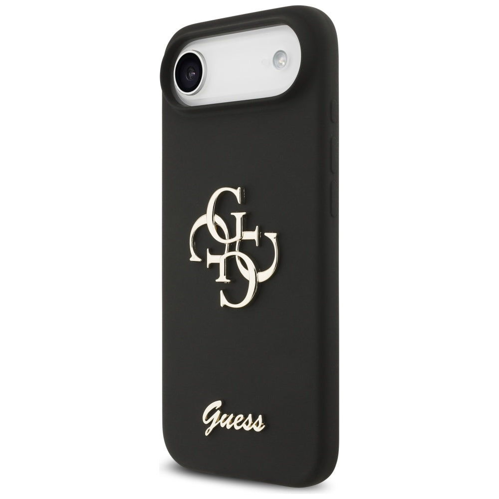 Suojakotelo Apple iPhone 17 Air, Guess, Big 4G Script, Musta