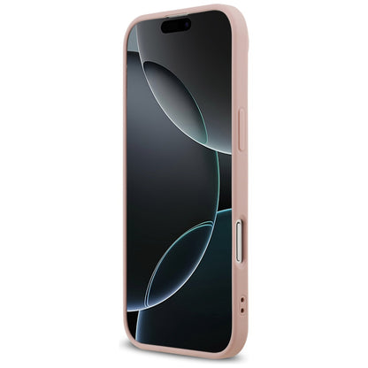 Suojakotelo Apple iPhone 17 Air, Guess, Fixed Glitter Big 4G, Pinkki