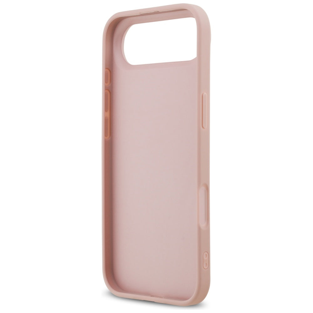 Suojakotelo Apple iPhone 17 Air, Guess, Fixed Glitter Big 4G, Pinkki