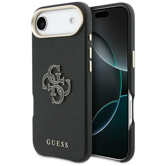 Suojakotelo Apple iPhone 17 Air, Guess, Resin Logo, Musta