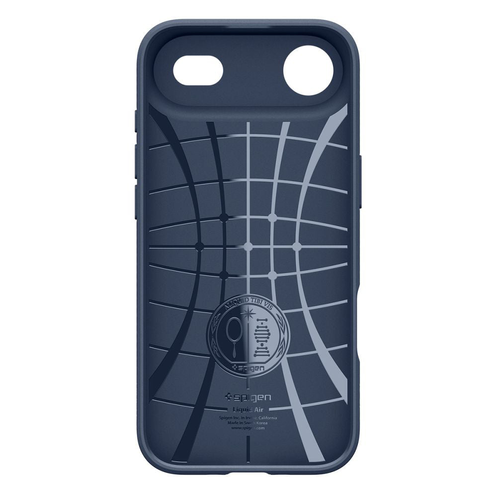 Kotelo Apple iPhone 17 Air:lle, Spigen, Liquid Air, Tummansininen ACS10303