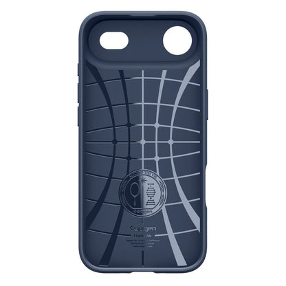 Kotelo Apple iPhone 17 Air:lle, Spigen, Liquid Air, Tummansininen ACS10303