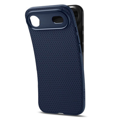 Kotelo Apple iPhone 17 Air:lle, Spigen, Liquid Air, Tummansininen ACS10303
