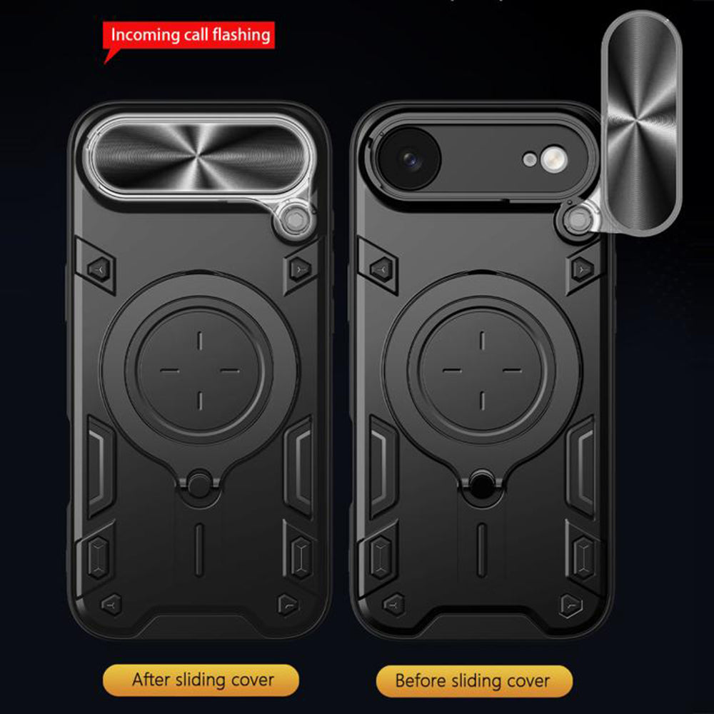 Kotelo Apple iPhone 17 Air:lle, Techsuit, CamGuard Pro, Kultainen Vaaleanpunainen