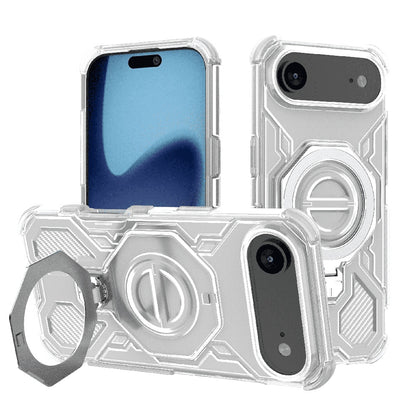 Suojakotelo Apple iPhone 17 Air, Techsuit, Carbon Shield Pro, Valkoinen