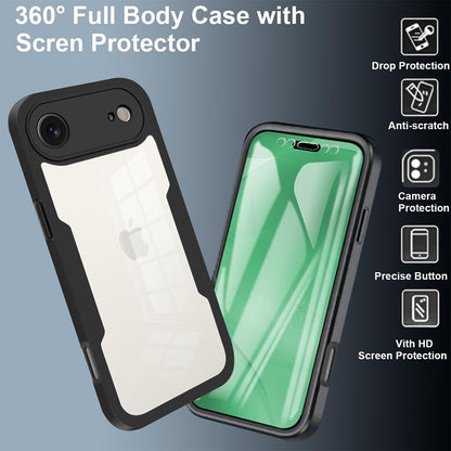 Suojakotelo Apple iPhone 17 Air, Techsuit, ColorVerse 360, Musta