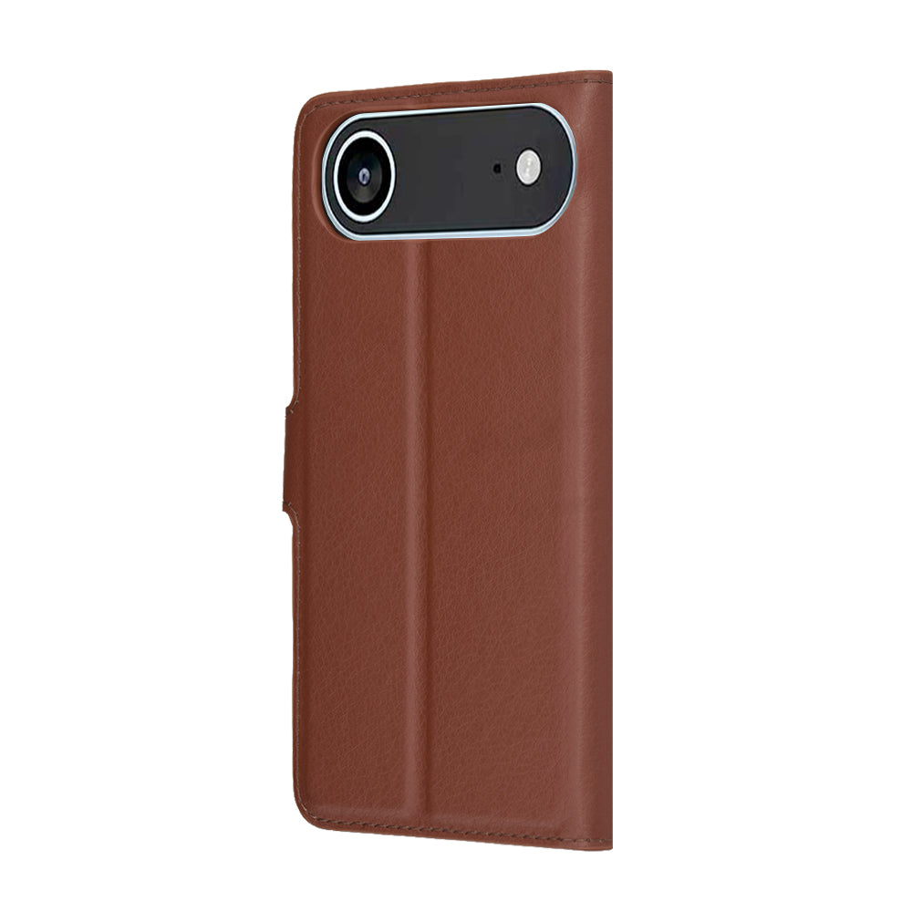 Kotelo Apple iPhone 17 Air:lle, Techsuit, Leather Folio, Ruskea