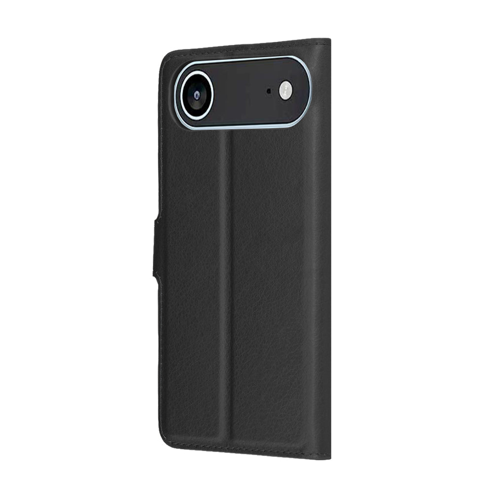 Kotelo Apple iPhone 17 Air, Techsuit, Leather Folio, Musta