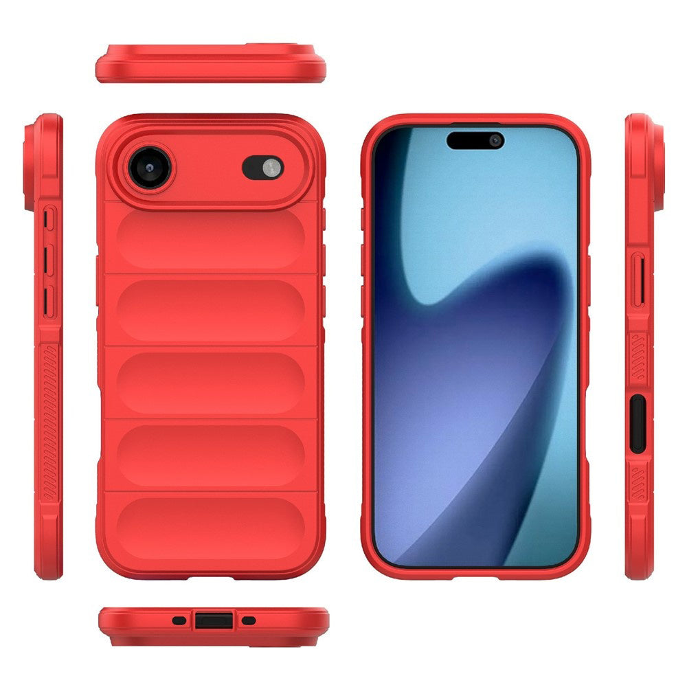 Kotelo Apple iPhone 17 Air:lle, Techsuit, Magic Shield, Punainen