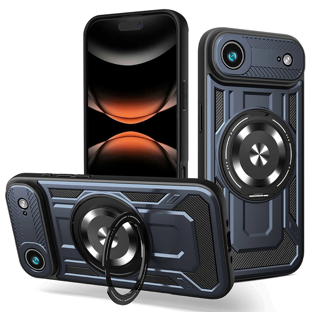 Kotelo Apple iPhone 17 Air:lle, Techsuit, RuggedCam, Sininen