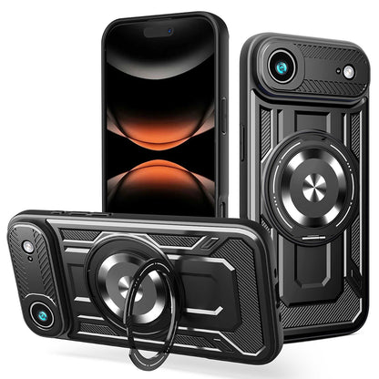 Suojakotelo Apple iPhone 17 Air:lle, Techsuit, RuggedCam, Musta