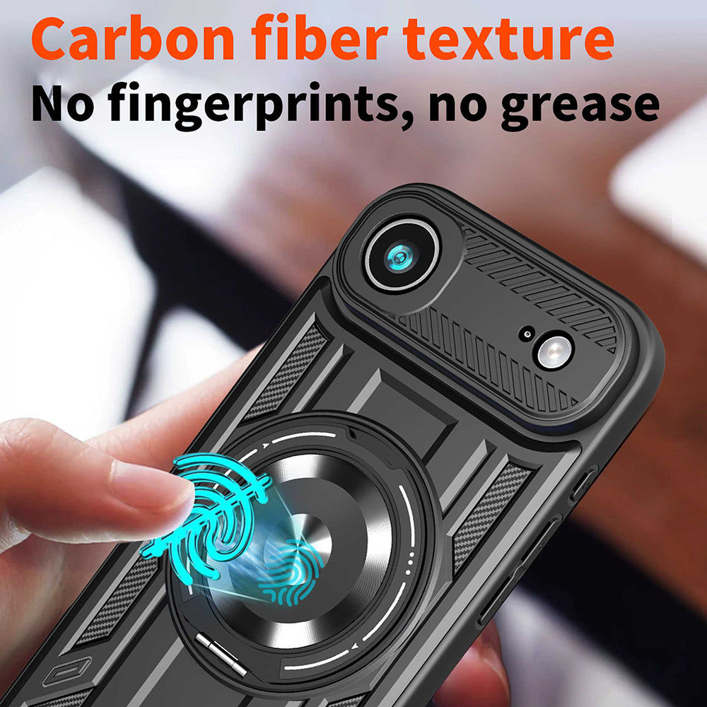 Suojakotelo Apple iPhone 17 Air:lle, Techsuit, RuggedCam, Musta