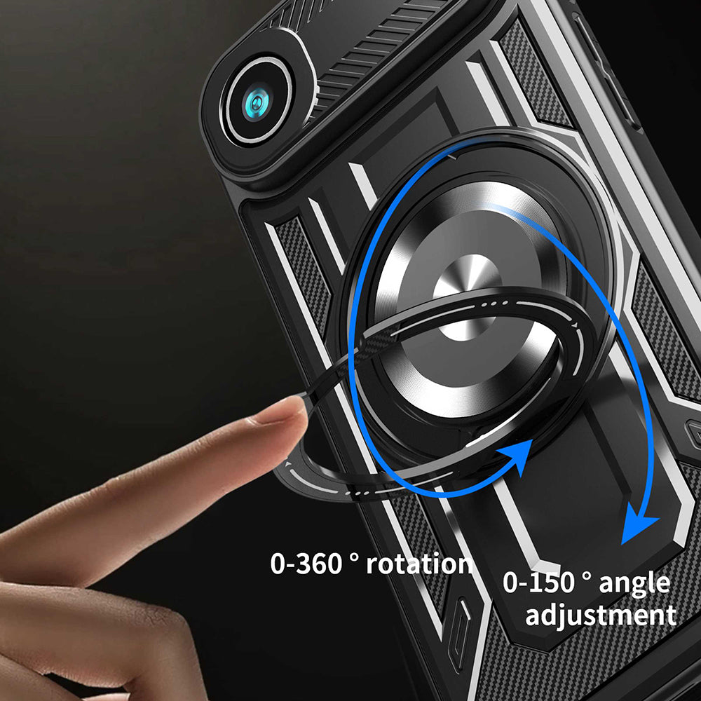 Suojakotelo Apple iPhone 17 Air:lle, Techsuit, RuggedCam, Musta