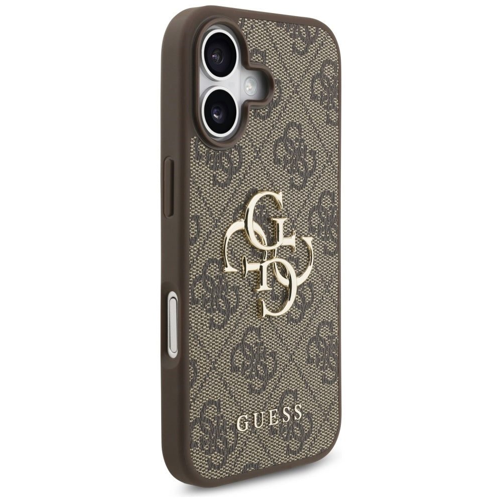 Suojakotelo Apple iPhone 17:lle, Guess, 4G Big Logo, Ruskea