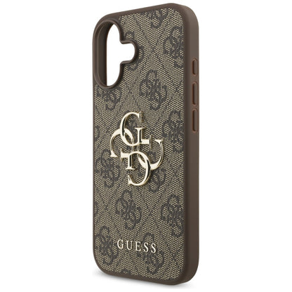 Suojakotelo Apple iPhone 17:lle, Guess, 4G Big Logo, Ruskea