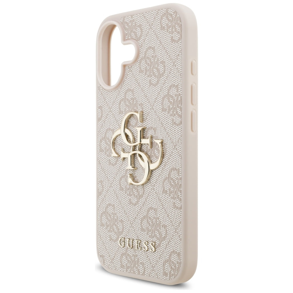 Suojakotelo Apple iPhone 17:lle, Guess, 4G Big Logo, Pinkki