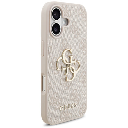Suojakotelo Apple iPhone 17:lle, Guess, 4G Big Logo, Pinkki