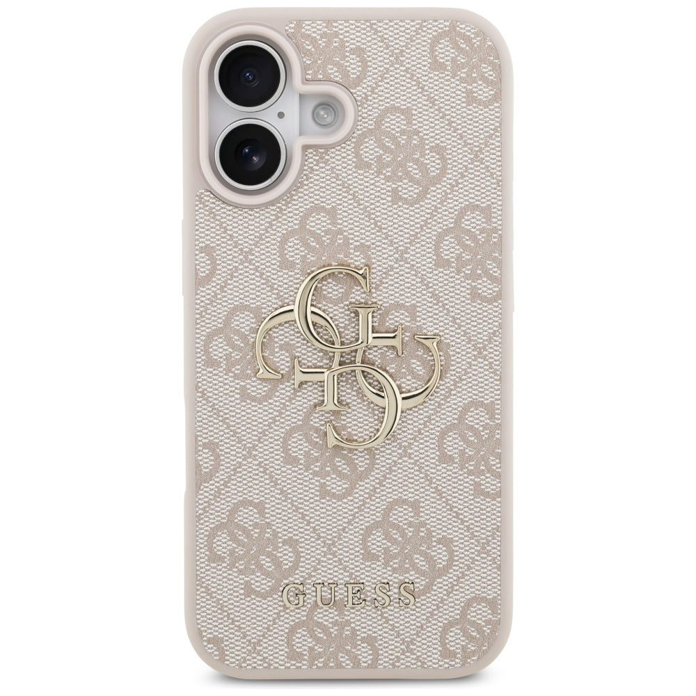 Suojakotelo Apple iPhone 17:lle, Guess, 4G Big Logo, Pinkki