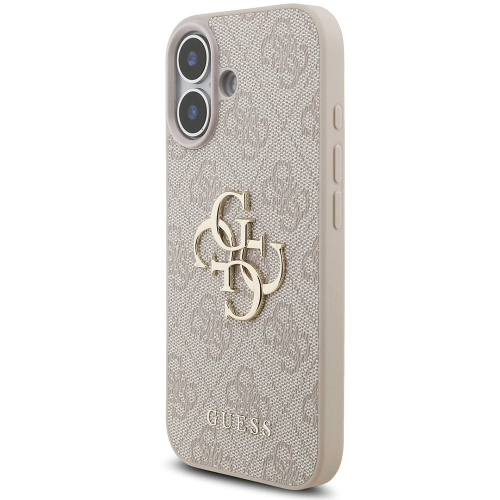 Kotelo Apple iPhone 17:lle, Guess, 4G Classic Logo with Strap, Pinkki