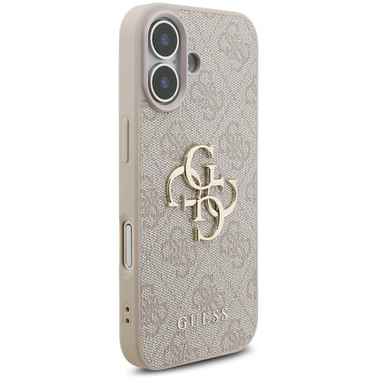 Kotelo Apple iPhone 17:lle, Guess, 4G Classic Logo with Strap, Pinkki