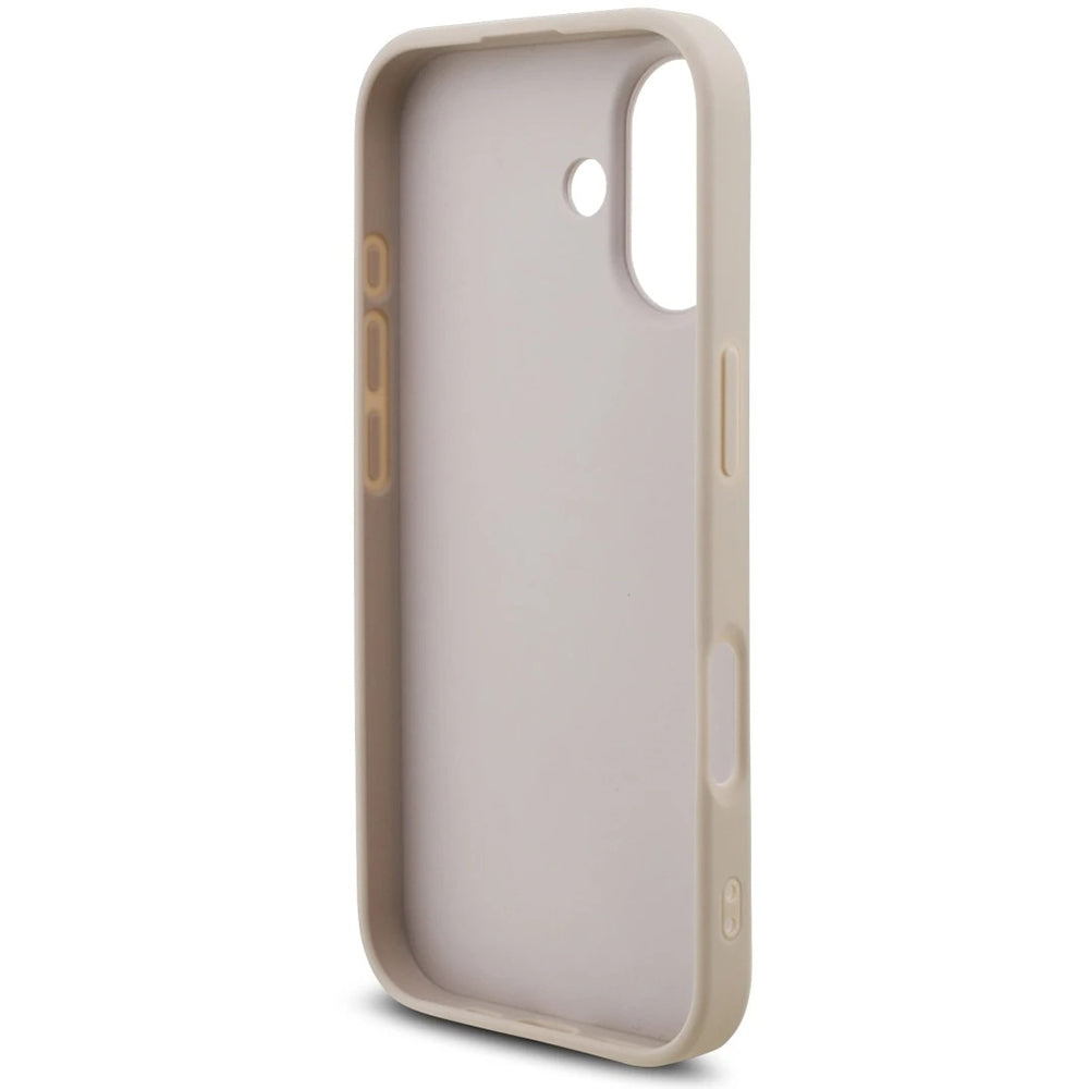 Kotelo Apple iPhone 17:lle, Guess, 4G Classic Logo with Strap, Pinkki