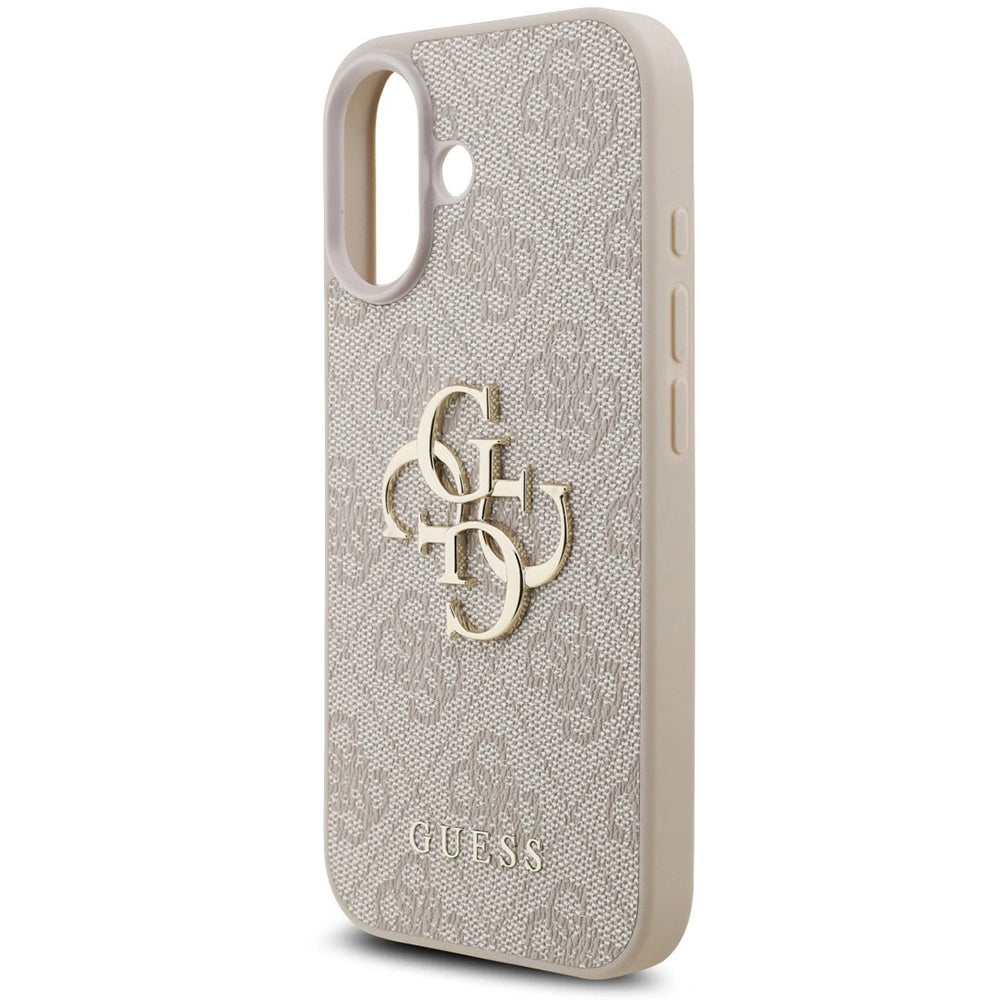 Kotelo Apple iPhone 17:lle, Guess, 4G Classic Logo with Strap, Pinkki