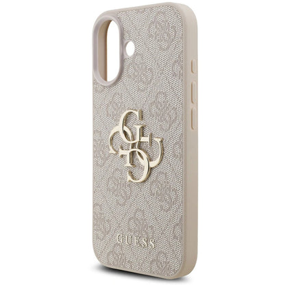 Kotelo Apple iPhone 17:lle, Guess, 4G Classic Logo with Strap, Pinkki