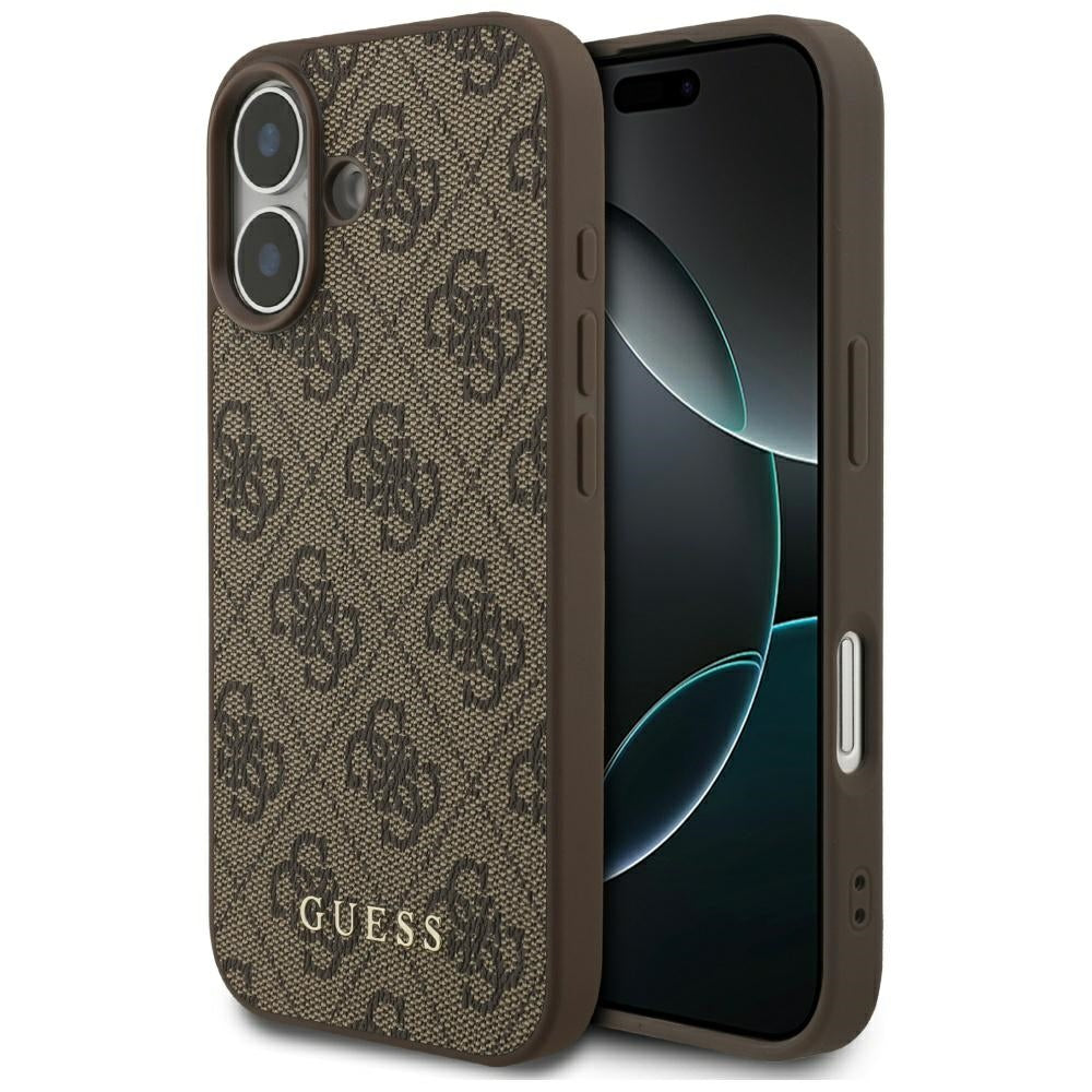 Kotelo Apple iPhone 17:lle, Guess, 4G Classic, Ruskea