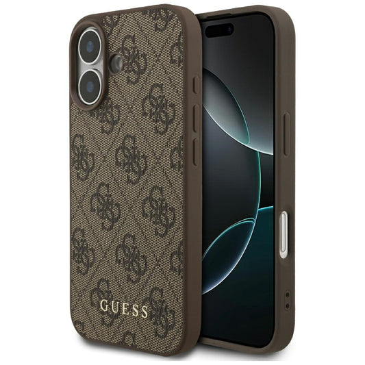 Kotelo Apple iPhone 17:lle, Guess, 4G Classic, Ruskea
