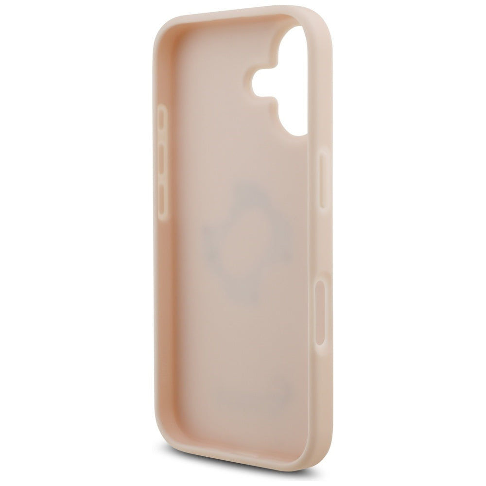 Suojakotelo Apple iPhone 17:lle, Guess, 4G Grained Big and Classic Logo, Pinkki