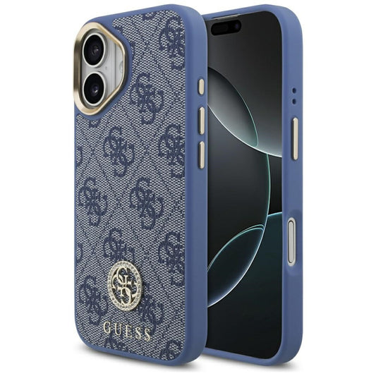 Kotelo Apple iPhone 17:lle, Guess, 4G Strass Logo, Sininen