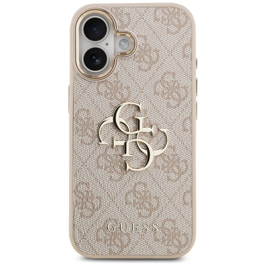 Kotelo Apple iPhone 17:lle, Guess, Big 4G Logo Classic, Kultainen Vaaleanpunainen