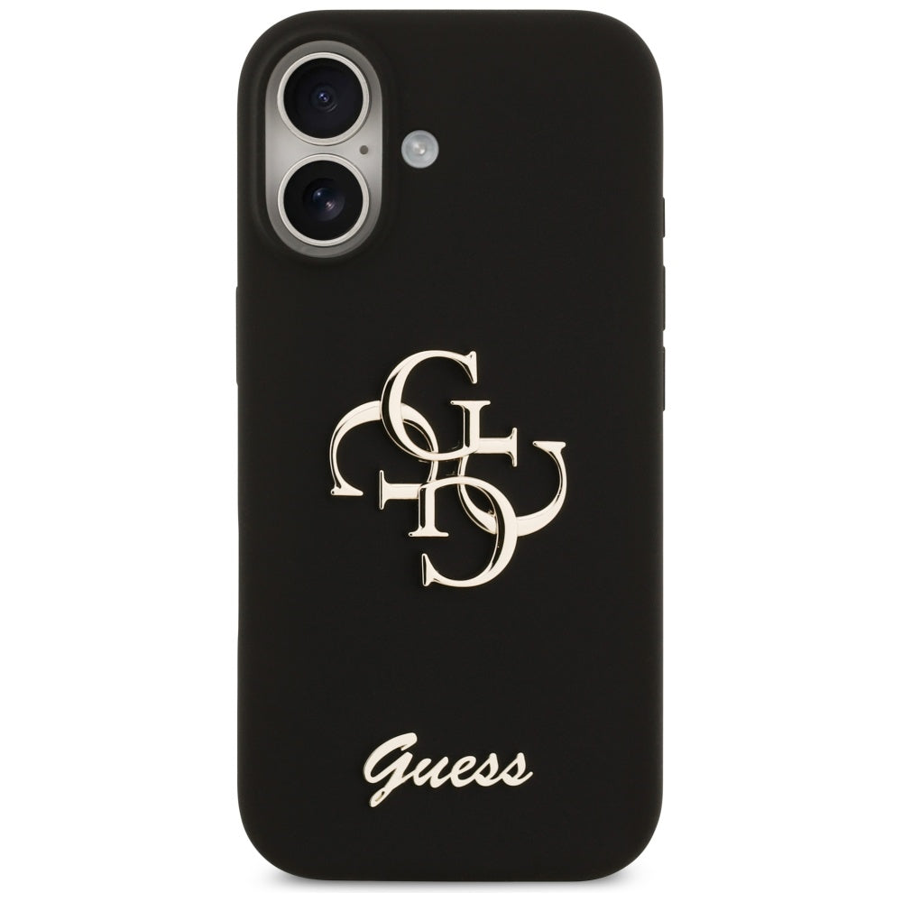 Suojakotelo Apple iPhone 17:lle, Guess, Big 4G Script, Musta