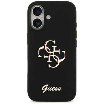 Suojakotelo Apple iPhone 17:lle, Guess, Big 4G Script, Musta