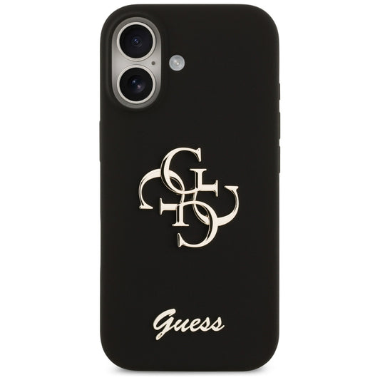 Suojakotelo Apple iPhone 17:lle, Guess, Big 4G Script, Musta