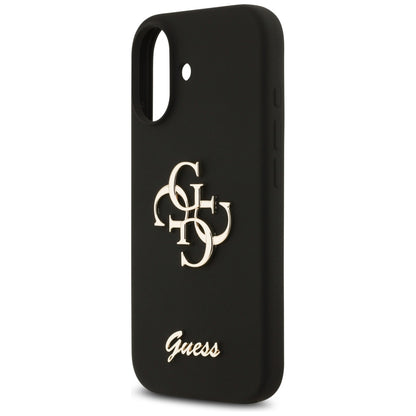 Suojakotelo Apple iPhone 17:lle, Guess, Big 4G Script, Musta