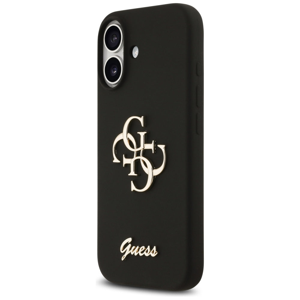 Suojakotelo Apple iPhone 17:lle, Guess, Big 4G Script, Musta