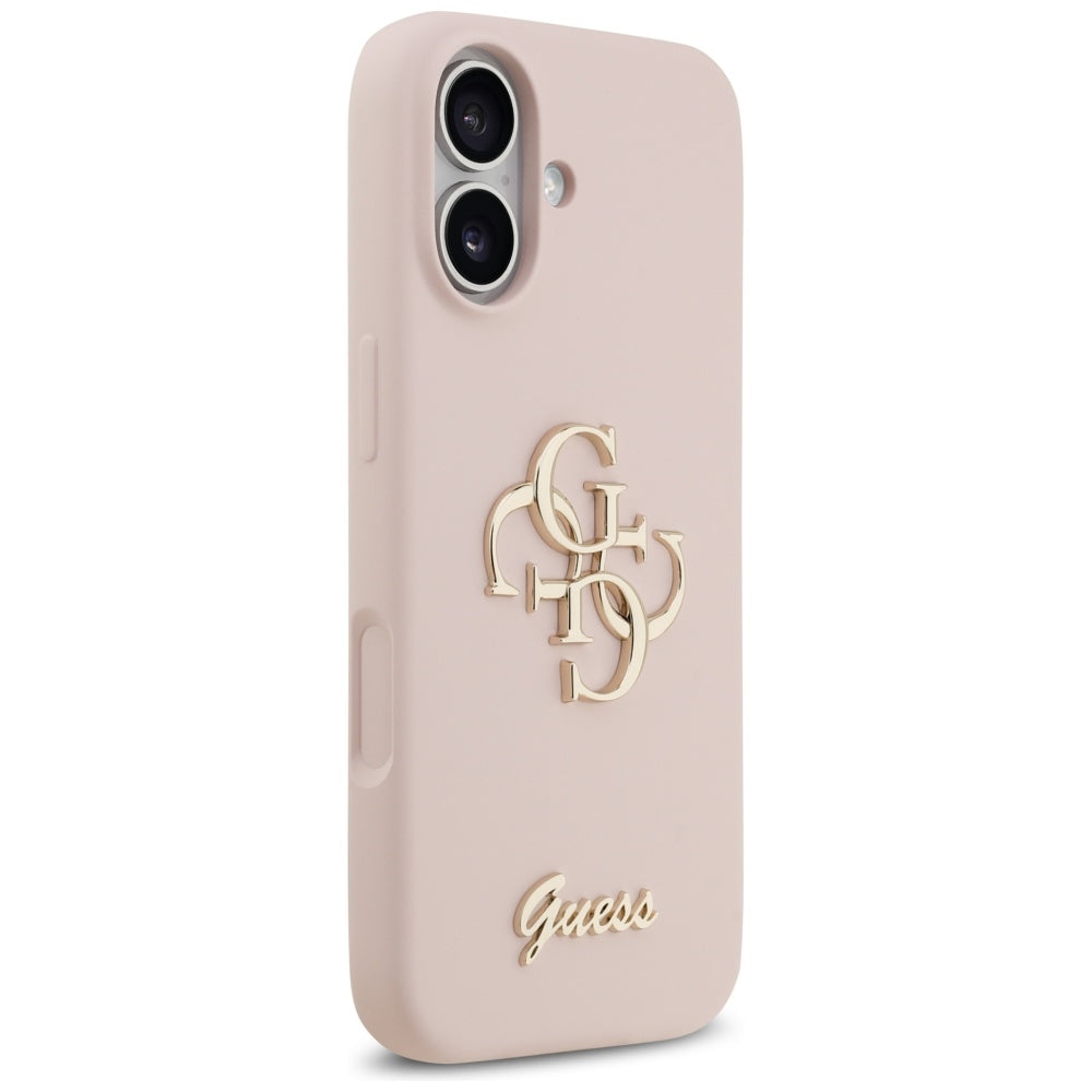 Suojakotelo Apple iPhone 17:lle, Guess, Big 4G Script, Vaaleanpunainen