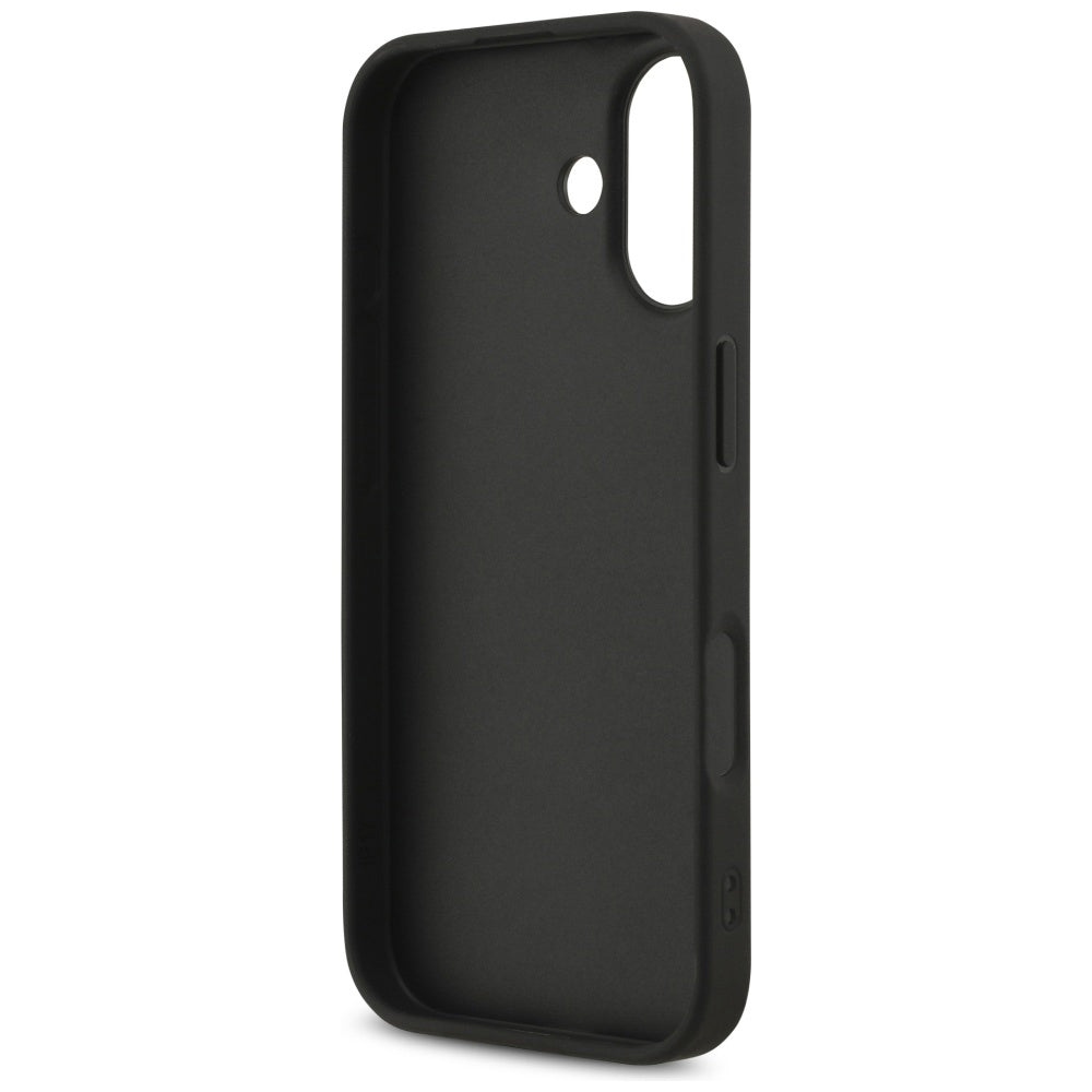 Suojakotelo Apple iPhone 17:lle, Guess, Fixed Glitter Big 4G, Musta
