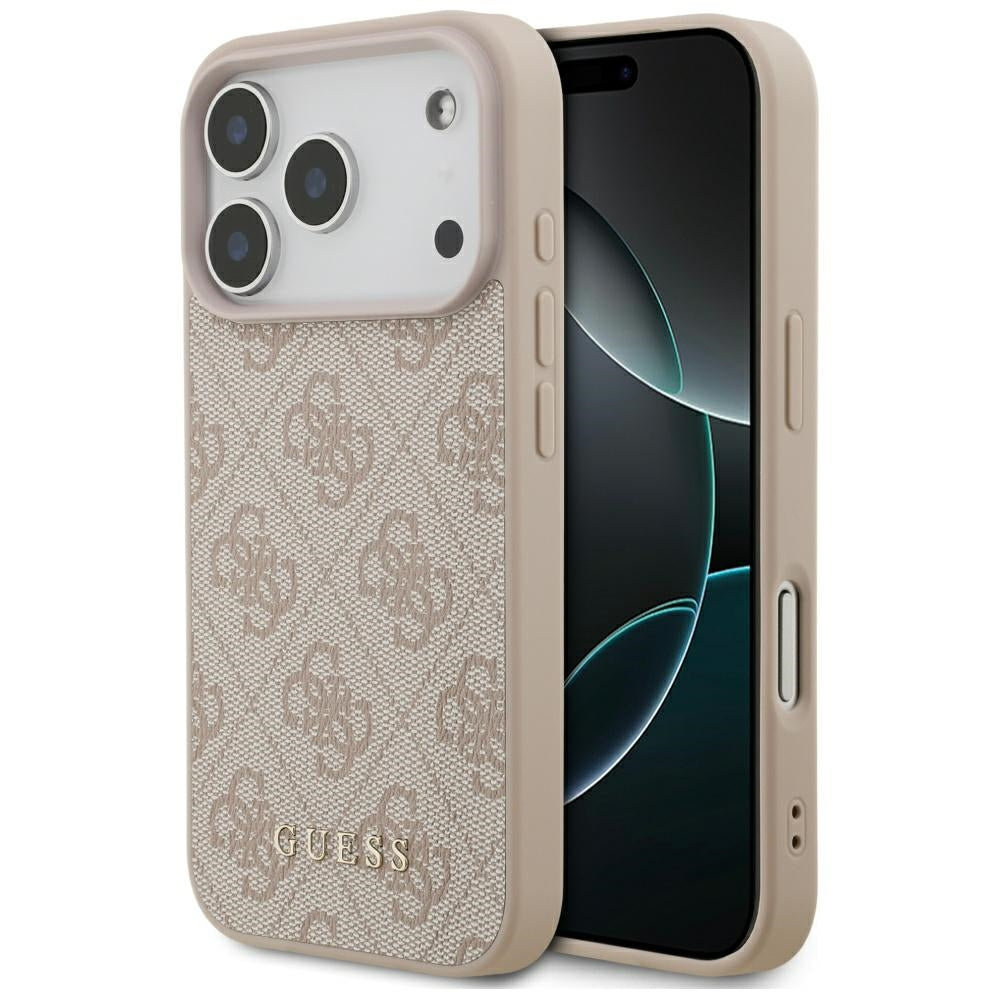 Suojakotelo Apple iPhone 17 Prolle, Guess, 4G Classic, Pinkki