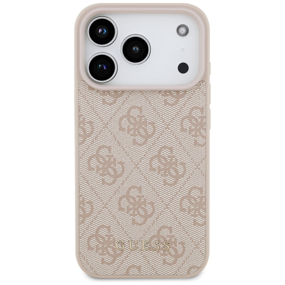 Suojakotelo Apple iPhone 17 Prolle, Guess, 4G Classic, Pinkki