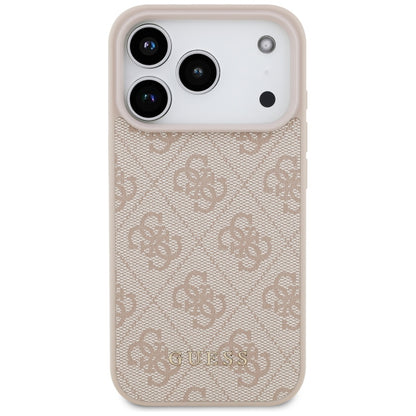 Suojakotelo Apple iPhone 17 Prolle, Guess, 4G Classic, Pinkki