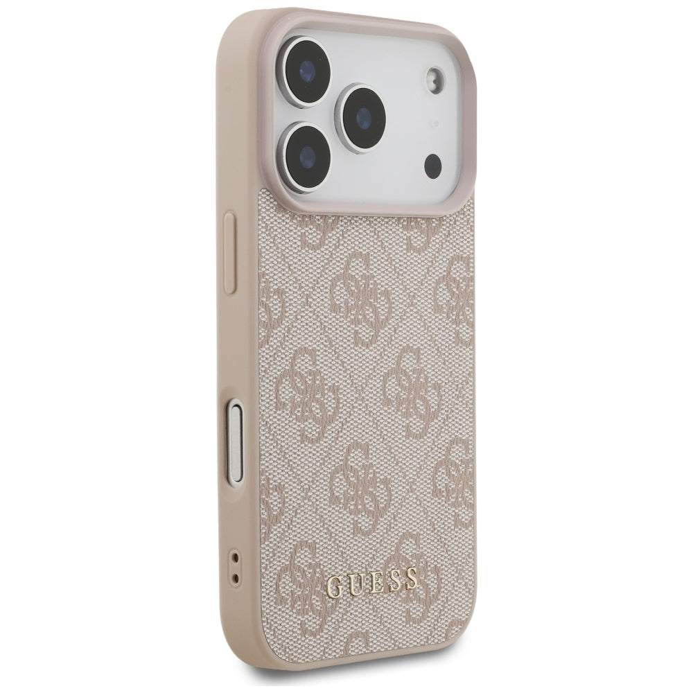Suojakotelo Apple iPhone 17 Prolle, Guess, 4G Classic, Pinkki