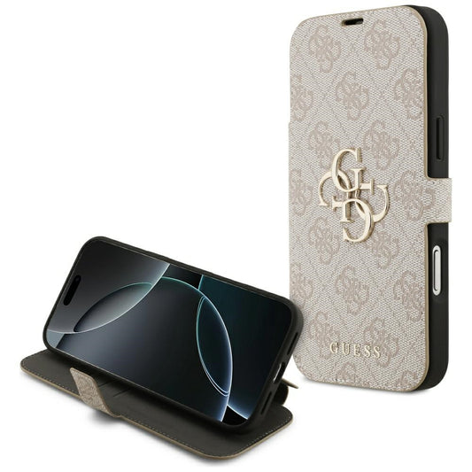 Suojakotelo Apple iPhone 17 Prolle, Guess, 4G Metal Logo, Pinkki