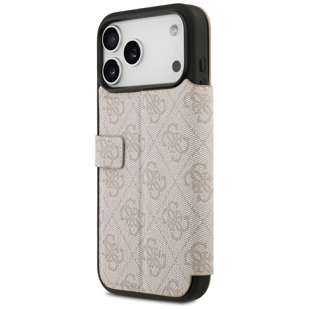 Suojakotelo Apple iPhone 17 Prolle, Guess, 4G Metal Logo, Pinkki