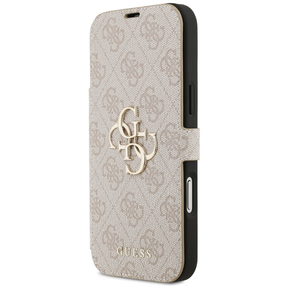 Suojakotelo Apple iPhone 17 Prolle, Guess, 4G Metal Logo, Pinkki