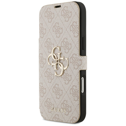 Suojakotelo Apple iPhone 17 Prolle, Guess, 4G Metal Logo, Pinkki